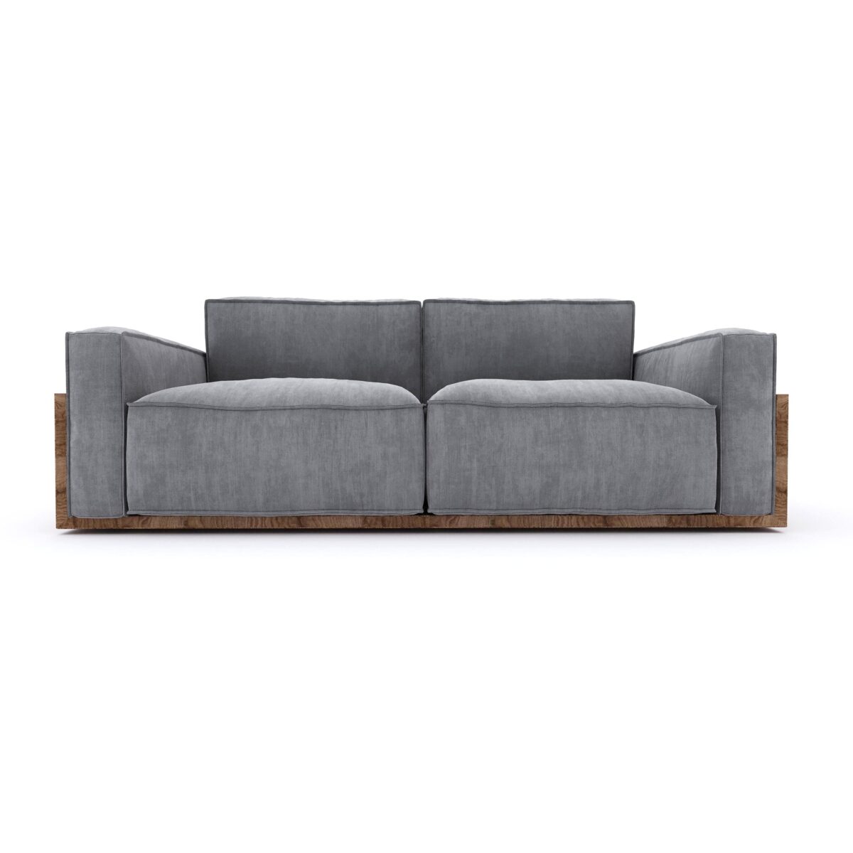 Light grey Catalonia sofa – bespoke sofa crafted for minimalist Dubai homes