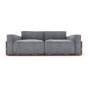 Light grey Catalonia sofa – bespoke sofa crafted for minimalist Dubai homes