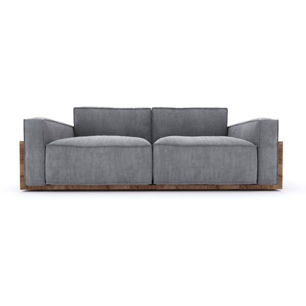 Light grey Catalonia sofa – bespoke sofa crafted for minimalist Dubai homes