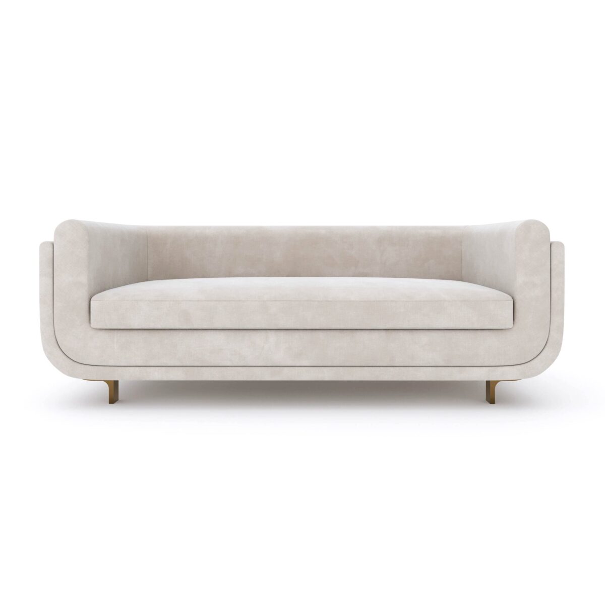 Custom-made Beverly Hills sofa in cream white – luxury seating for modern Dubai interiors