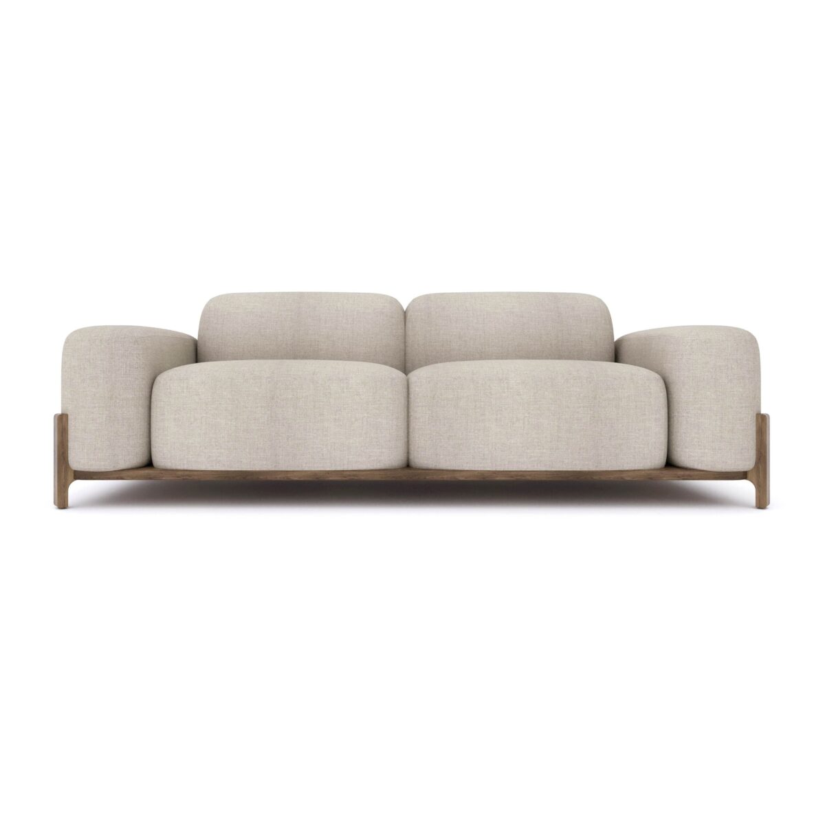 Contemporary beige Chatsworth custom sofa – made-to-order in Dubai