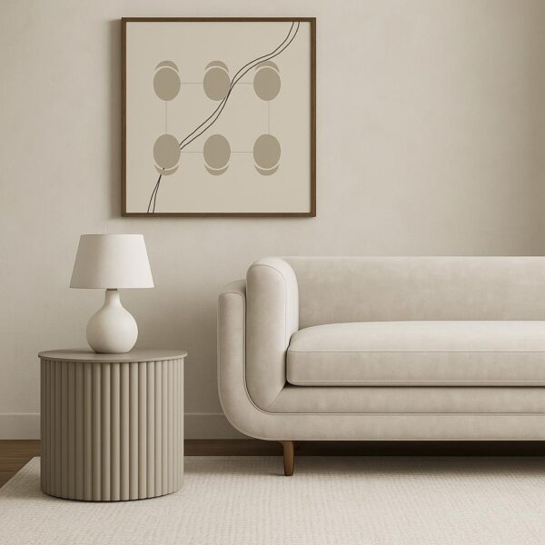 Nouri Ribbed Side Table