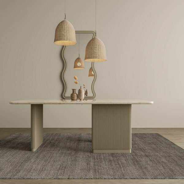Petra Fluted Dining Table